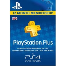 Sony Playstation Plus 12 Months Membership (UK Account)